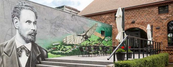 Terrasse des Lilienthal-Centrums